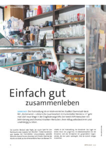 Mehr über den Artikel erfahren Quartier: Schwerpunktartikel über Rückenwind e.V. im neuen LWV-Magazin Hessen